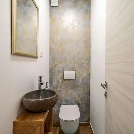 公寓 Fortuno - One Bedroom With Terrace And Sea View 米利尼